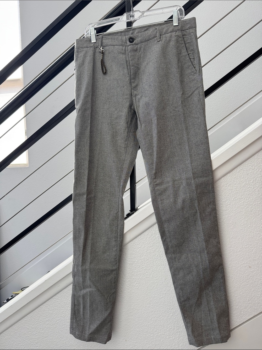 Zara Men's Gray Tailored Dress Pants